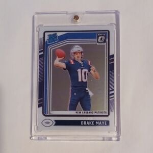2024 Panini Optic DRAKE MAYE NFL Card #229 RATED ROOKIE NEW ENGLAND PATRIOTS